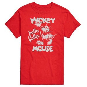 Men's - Disney - Hello Folks Short Sleeve Graphic T-Shirt - 1 of 4
