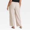 Women's Linen Essential Trouser - A New Day™ - 2 of 3