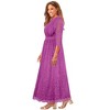 Jessica London Women's Plus Size Stretch Lace Maxi Dress - 4 of 4