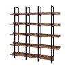 NicBex 5-Tier Bookshelf with Metal Frame,Open Storage Shelves with Industrial Style,Bookcase with MDF Board,Book shelf for Living Room&Office - 2 of 4