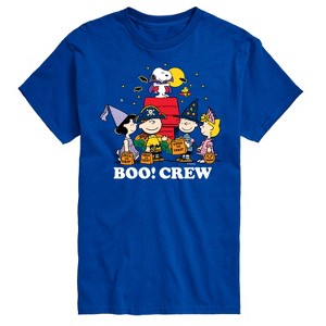 Men's - Peanuts - Boo Crew Short Sleeve Graphic T-Shirt - 1 of 4