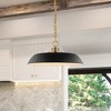 Nuvo Lighting Colony 1 - Light Pendant in  Matte Black/Burnished Brass - 2 of 4