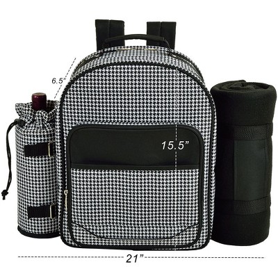 white insulated picnic tote bag