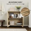 Garvee Modern Farmhouse Coffee Bar Cabinet – Kitchen Storage Cabinet with Fluted Doors, Sideboard Buffet with Adjustable Shelves - 3 of 4