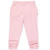 RuffleButts Toddler Girls Ruched Bow Leggings - 2 of 4
