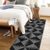 Area Rugs Living Room Modern Geometric Carpet Non-Slip Low Pile Machine Washable Accent Rug - 3 of 4