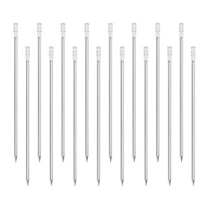 Unique Bargains Stainless Steel Reusable Drink Appetizer Cocktail Picks 4.3" - 1 of 4