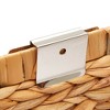 Okuna Outpost 10 Piece Set Chrome Metal Basket Labels Clip On for Storage Bins with 2 Black Markers, 3.5 x 2.5 In - 4 of 4