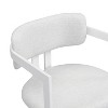 PAGED Modern Style Dining Chairs Set of 2 Upholstered Dining Room Chairs Versatile Armchairs with Metal Frame for Dining Room, Kitchen - 3 of 4