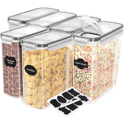 Paaaawaters Kitchen Cereal Containers Storage - Liter Airtight Food Storage Containers & Cereal Dispenser For Pantry Organization And Storage