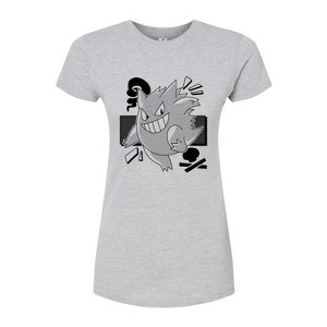 Women's - Pokémon - Gengar Manga Fitted Graphic T-Shirt - 1 of 3