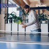 Spalding Ping Pong Set, Adjustable & Durable Table Tennis Net with 2 Rubber-Faced Paddles and 3 Ping Pong Balls - 4 of 4