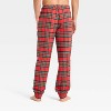Men's Flannel Pajama Pants - Goodfellow & Co™ Red Plaid - 2 of 3