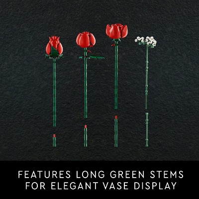 LEGO Icons Bouquet of Roses Build and Display Set 10328_3