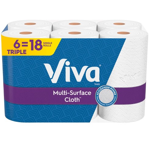 Viva Multi-surface Paper Towels - 6 Triple Rolls : Target