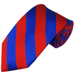 Men's 3.25 W And 58 L Inch With 0.75 Inch Stripe Width College Stripe Woven Necktie - 1 of 3
