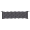 vidaXL Garden Bench Cushion Anthracite 78.7x19.7Inchx2.8Inch FabricInch - 4 of 4