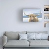 Trademark Fine Art -James Wiens 'Highland Cow' Canvas Art - 2 of 4
