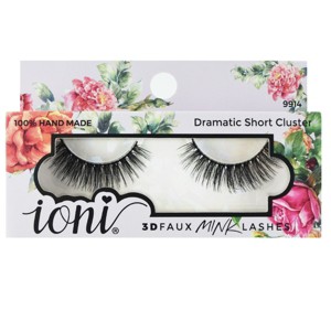 IONI Collector's Premium Edition 3D Faux Mink Lash Dramatic Short Cluster (Pack of 6) - 1 of 3