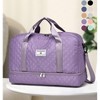 Travel bag, combined with large capacity space and bottom zipper compartment, adjustable shoulder strap or handheld, essential for travel - 2 of 3