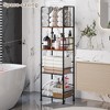MOEPISY Towel Rack Free Standing 4-Tier M-Shaped Detachable Dividers, Durable Metal Towel Holder - 2 of 4