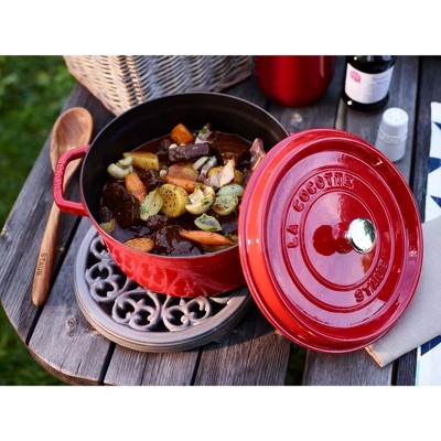 Staub Cast Iron Round Lilly Trivet - Thumbnail 5