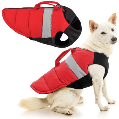 Gooby Padded Vest Lift Dog Harness Red, Medium