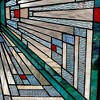 CHLOE Lighting INNES Mission Tiffany-style Stained Glass Window Panel 26Inch Tall - 4 of 4