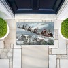 Stupell Industries Santa Sleigh Over Cabin Printed Outdoor Door Mat, design by Arlington Prints, 18"x30" - 4 of 4