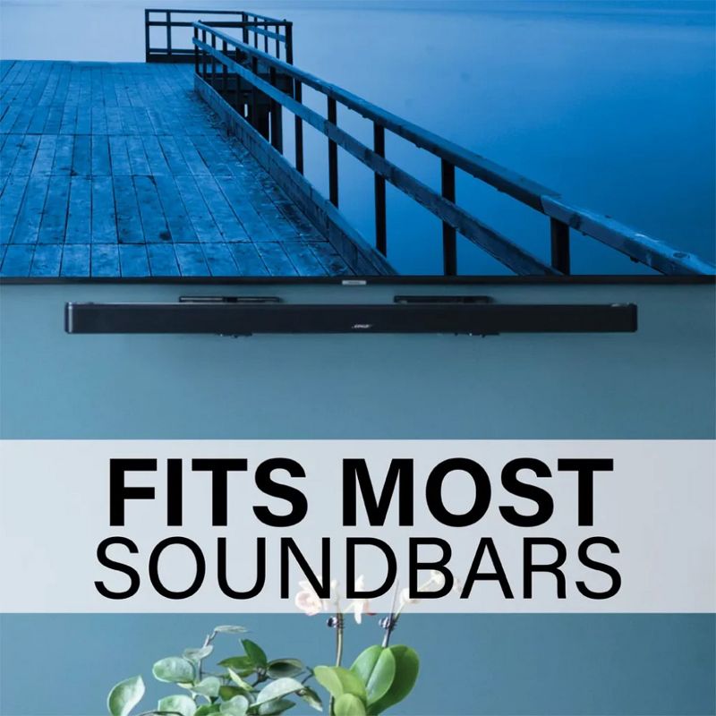 Sanus WSBWM1 Extendable Soundbar Mount for Dolby Atmos Soundbars, 4 of 6