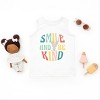 The Juniper Shop Mini Smiley Smile and Be Kind Aria Toddler Tank - 3 of 4