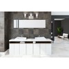 Savoy House Vaughan 3 - Light Vanity in  Satin Nickel - 4 of 4