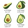 Big Dot of Happiness Hello Avocado - DIY Shaped Fiesta Party Cut-Outs - 24 Count - 2 of 4