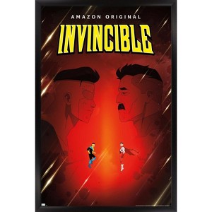 Trends International Invincible - Father and Son One Sheet Framed Wall Poster Prints - 1 of 4