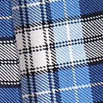 clear blue plaid
