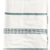Slickblue Cotton Striped Throw Blanket, 38 x 72 Inch Lightweight Decorative Cover in Multiple Colors - 2 of 4