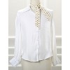 Allegra K Women Polka Dot Heart Print Stripes Skinny Double-Sided Neckerchief - 2 of 4