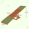 Wooden Dog Agility Seesaw for Training and Exercise, Weather Resistant, 83" L x 16" W x 14" H - 3 of 4