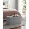 SONGMICS Storage Ottoman, Foldable Storage Bench, 15 x 30 x 15 Inches, Flipping Lid, 660 lb Load Capacity - 4 of 4