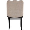 Meridina Furniture,Shaw Beige Chenille Fabric Upholstered Dining Chair - 3 of 4