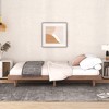 Queen Size Floating Platform Bed for Bedroom or Apartment - 4 of 4