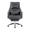 Swivel Ergonomic Office Chair,Technology Leather High Back Office Chair With Lumbar Support And Headrest,Reclining Computer Chair-Cuddlewood - 3 of 4