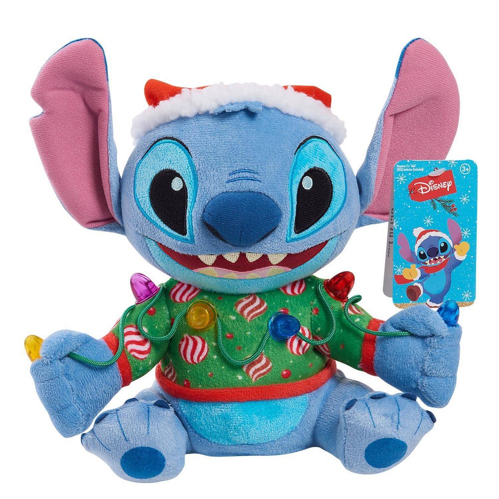 Photos - Soft Toy Disney Stitch Holiday Lights Plush 