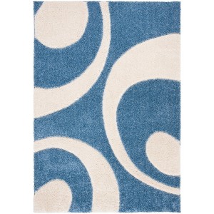 Florida Shag SG474 Power Loomed Area Rug - Safavieh - 1 of 4