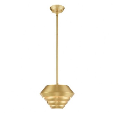 Livex Lighting Amsterdam 1 - Light Pendant in  Satin Brass