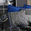 Sussexhome Masculine Collection Duvet Cover Set | Red, Full Size Duvet Cover, 1 Duvet Cover, 1 Fitted Sheet and 2 Pillowcases - 2 of 4