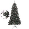 vidaXL Artificial Christmas Tree with Stand Green 82.7" PVC - 2 of 2