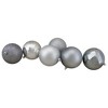 Northlight 12ct Shatterproof 3-Finish Christmas Ball Ornament Set 4" - Brown/Silver - 2 of 4