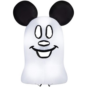 Gemmy Airblown Inflatable Flat Mickey Ghost Giant Disney, 9.5 ft Tall, Multicolored - 1 of 4