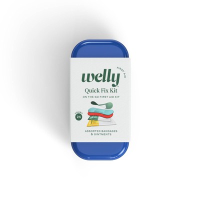 Welly Quick Fix Kit First Aid Travel Kit - 24ct